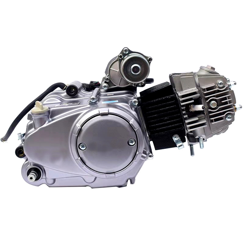 Hot selling two wheeled motorcycle special aircooled horizontal 110cc electric start automatic clutch motorcycle engine assembly