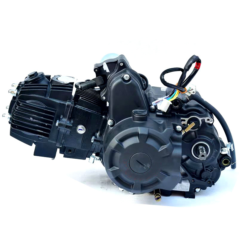 Hot selling two wheeled motorcycle special aircooled horizontal 110cc electric start automatic clutch motorcycle engine assembly