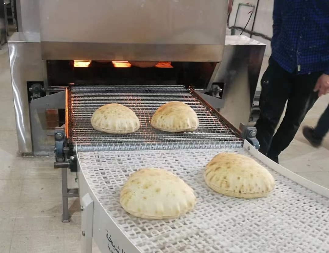 Automatic Arabic Pita Bread machine production line Industrial tortilla roti chapati Shawarma Lebanese bread making machine