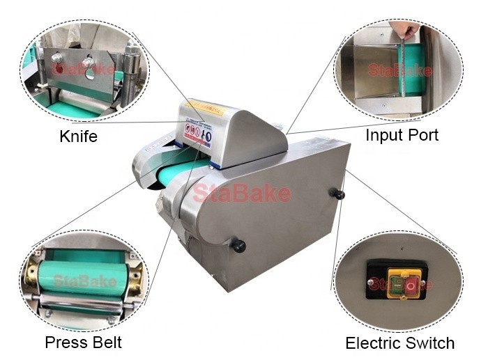 Commercial kale cutting machine kale cutter and cucumber cutter