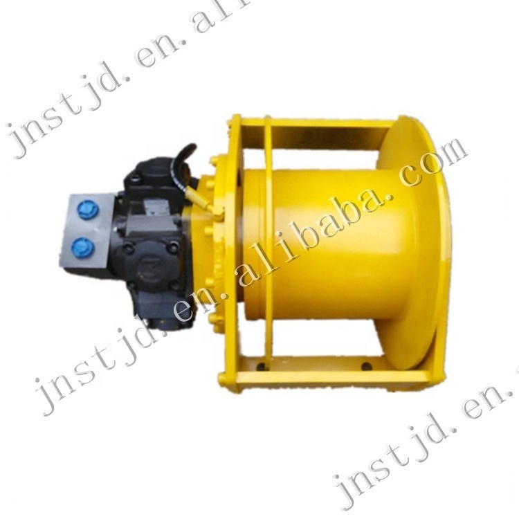 High quality 10 ton high speed wireline hydraulic drum winch for sale