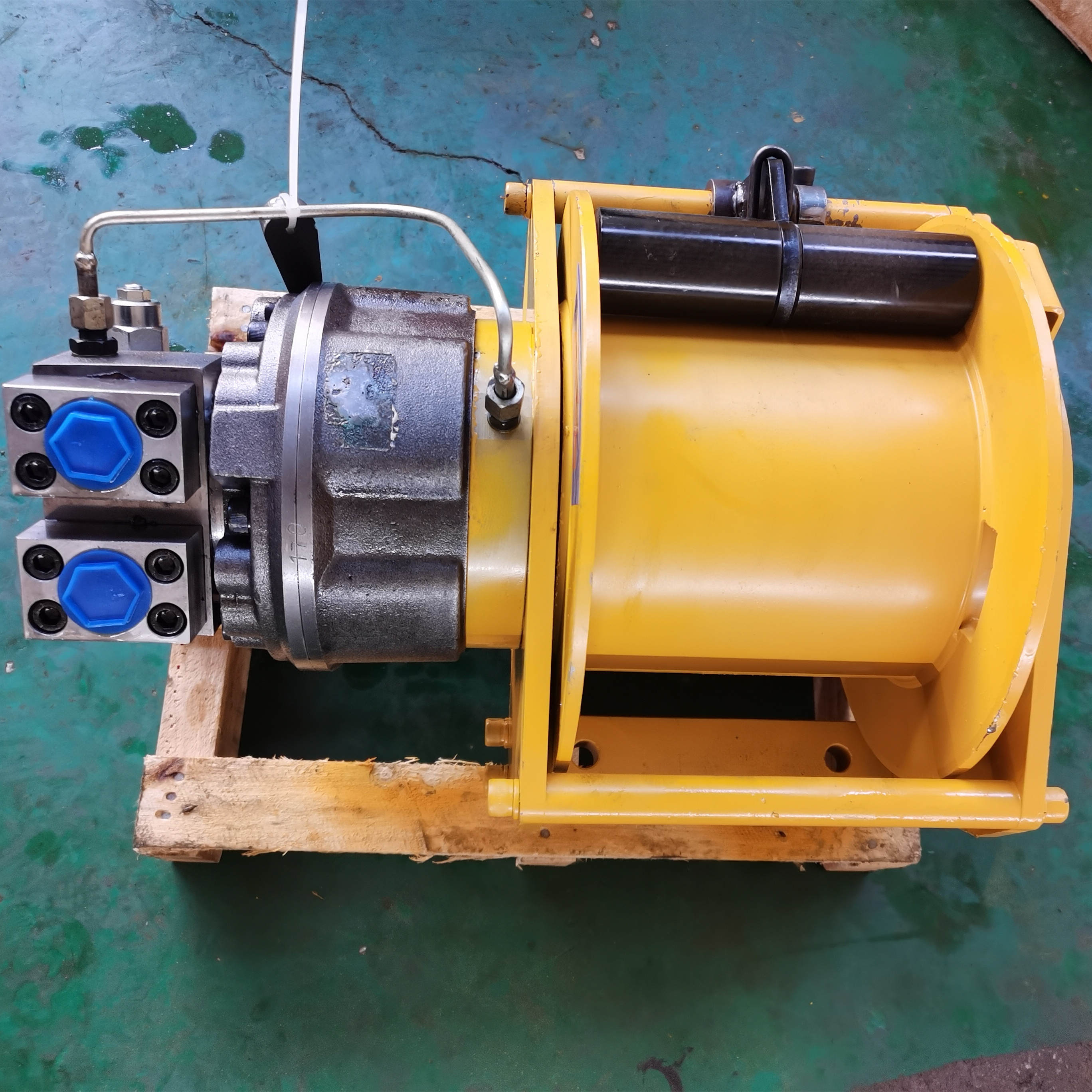 1.5 ton hydraulic winch portable parasailing winch for boat 5 ton crane winch