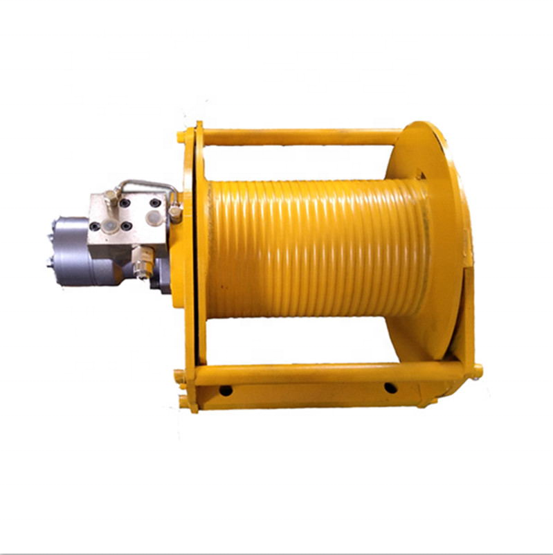 High torque towing motor wire line hydraulic winch for flag pole