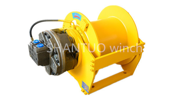 High quality 10 ton high speed wireline hydraulic drum winch for sale