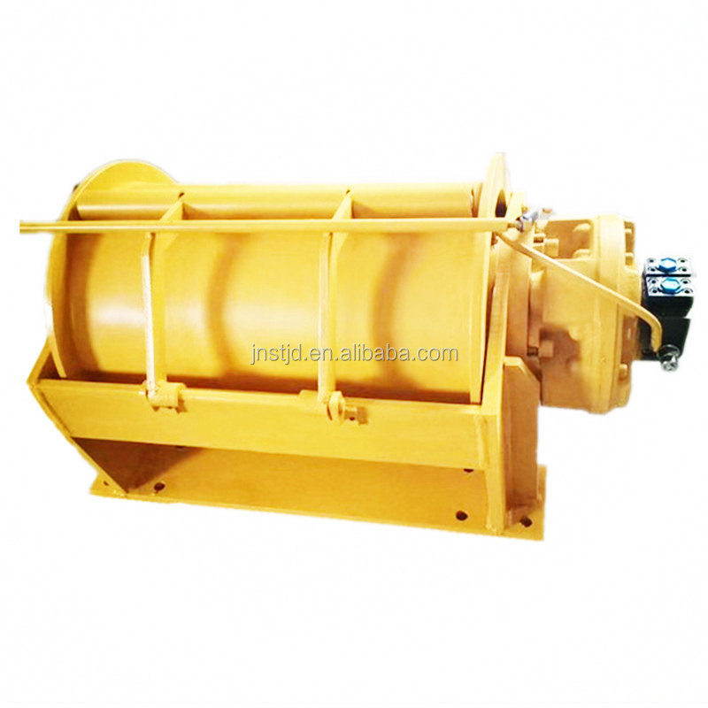 1.2 ton  5 ton dispatching winch cam aligning steel rope device hydraulic winch used for marine/boat/parasailing