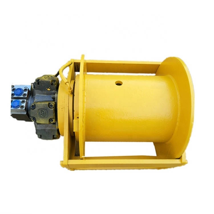 1.2 ton  5 ton dispatching winch cam aligning steel rope device hydraulic winch used for marine/boat/parasailing