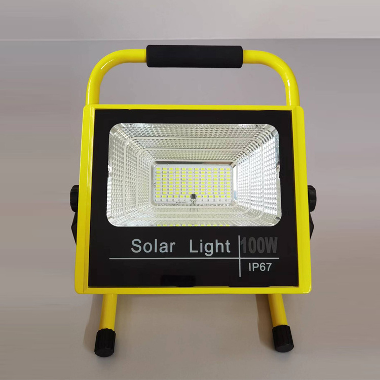 Portable IP67 High Brightness Rechargeable Remote Control Outdoor LED Emergency Warning Flood Light