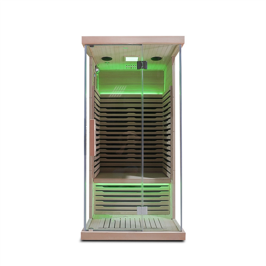 New Design 1 person Far Infrared Sauna With Bluetooth