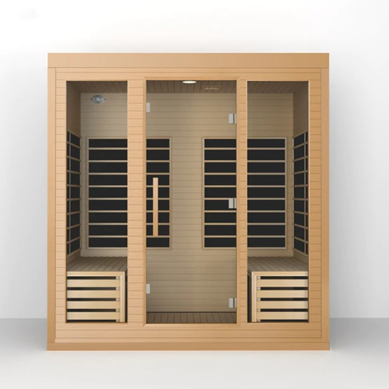 Customization New Fashion  infrared Sauna Dry  Rooms 2 Person with carbon heaters