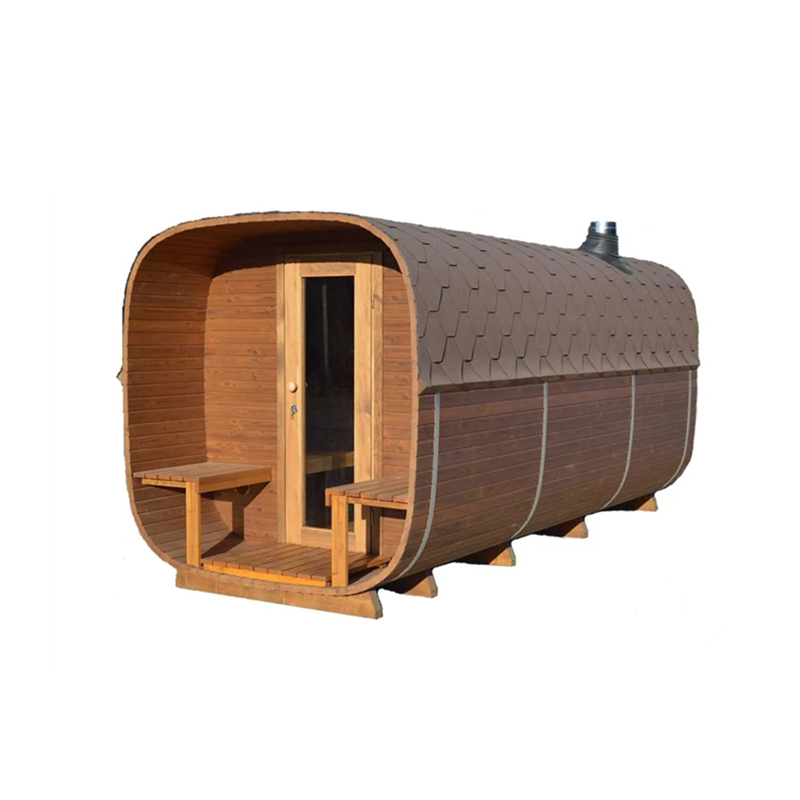 For 10 Person Outdoor Wooden  Sauna Outdoor Sauna Cabin  Red Cedar Outdoor Sauna