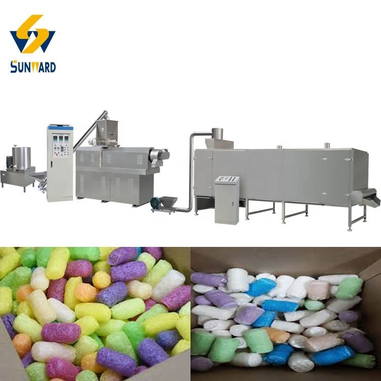 Eco-friendly Packaging Foam Peanuts Make Machines Equipment Compostable Packing Peanuts Bulk Making Line Plant