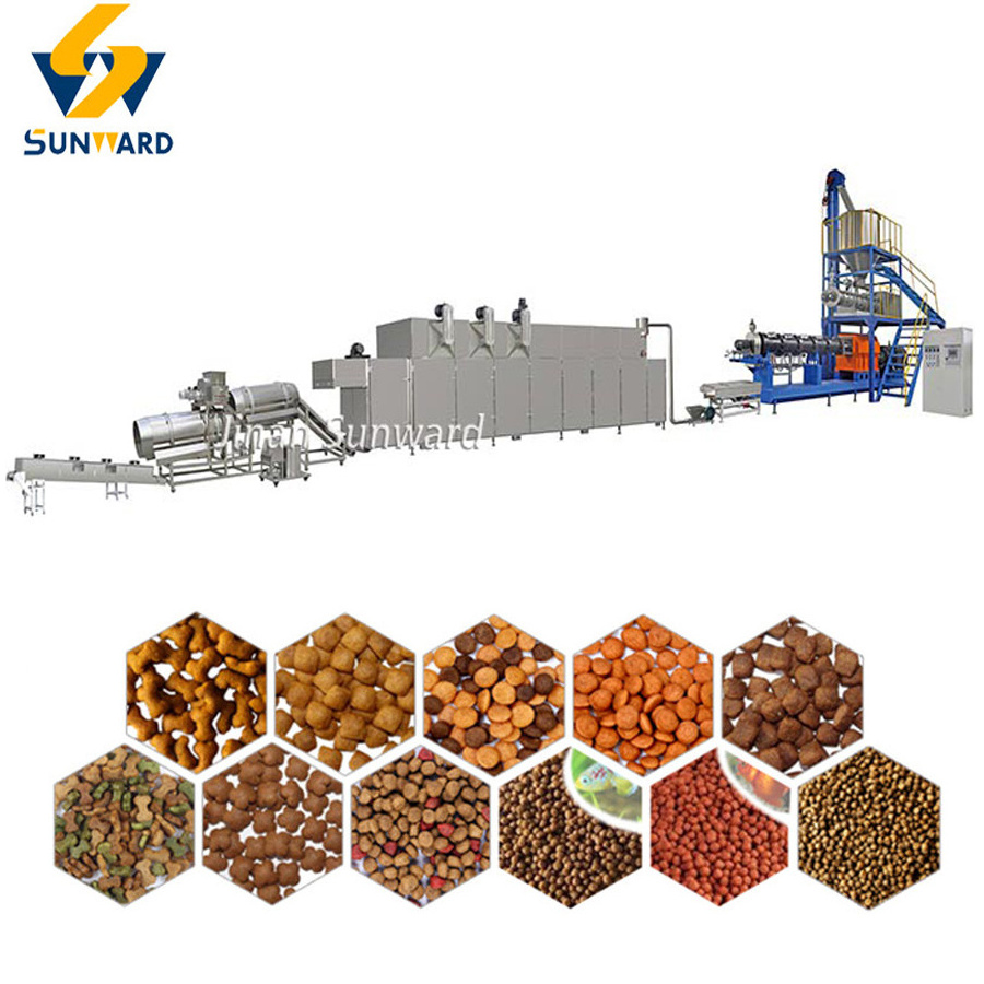 Good price China top selling Automatic Dry floating fish feed making machine for salmon tilapia catfish food