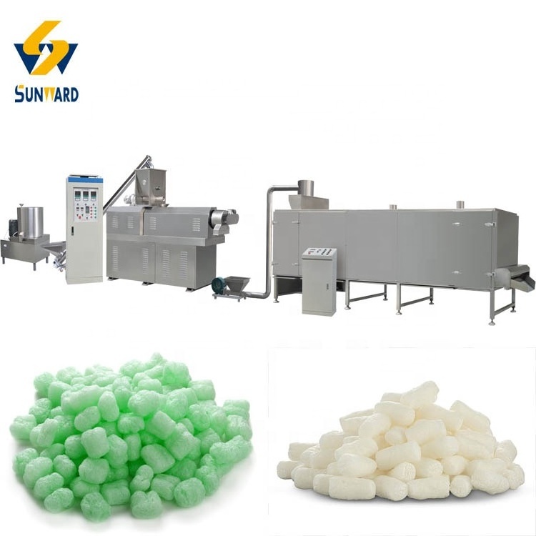 Biodegradable packing foam peanuts production line packing starch material extruder machine