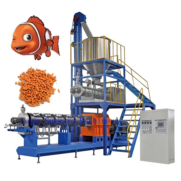 2025 Floating fish food pellet machine / animal feed processing machine /animal feed processing plant