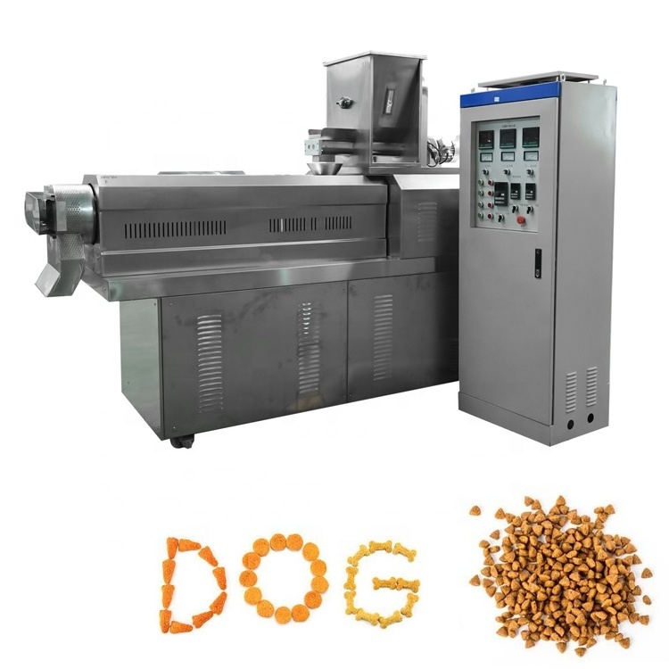 full production line pet dog food extruder / dog food making machine / equipment for the production of dog food