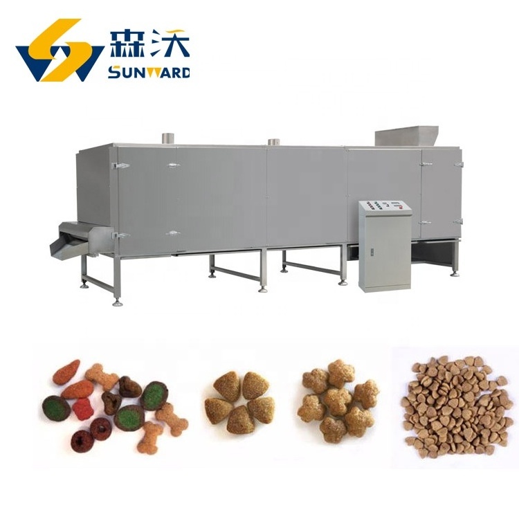 Production line dry wet pet pellet processing automatic dog food making machine extruder extrusion small kibble dog food machine