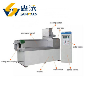 Production line dry wet pet pellet processing automatic dog food making machine extruder extrusion small kibble dog food machine