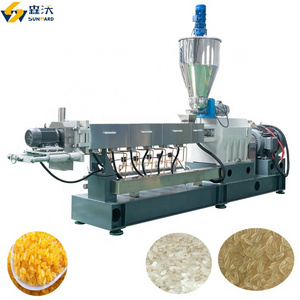 Automatic TSE78 TSE75 TSE95 600 kg/h 800 kg/h 1000kg/h output parboiled rice machines extruder FRK line machines