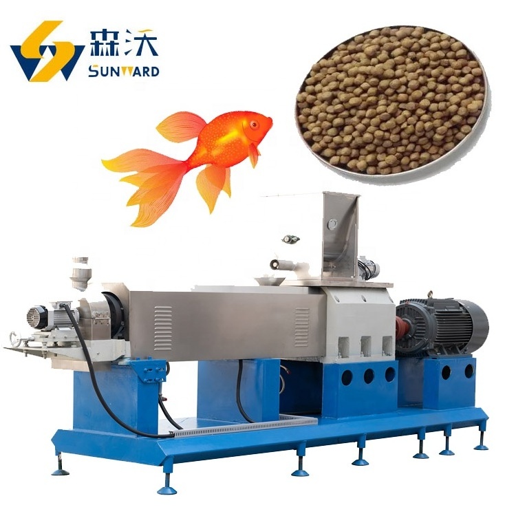 Good price China top selling Automatic Dry floating fish feed making machine for salmon tilapia catfish food