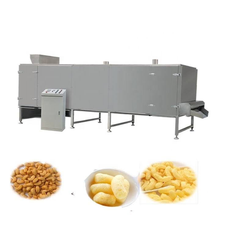 China extruded snack production line extruded snacks production line chips snack food machine  tortilla making machine