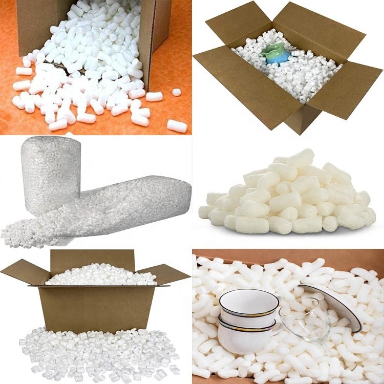 Biodegradable Corn Starch Packing Peanuts Produce Machines Equipment Packaging Stuffing Material Producing Line Plant