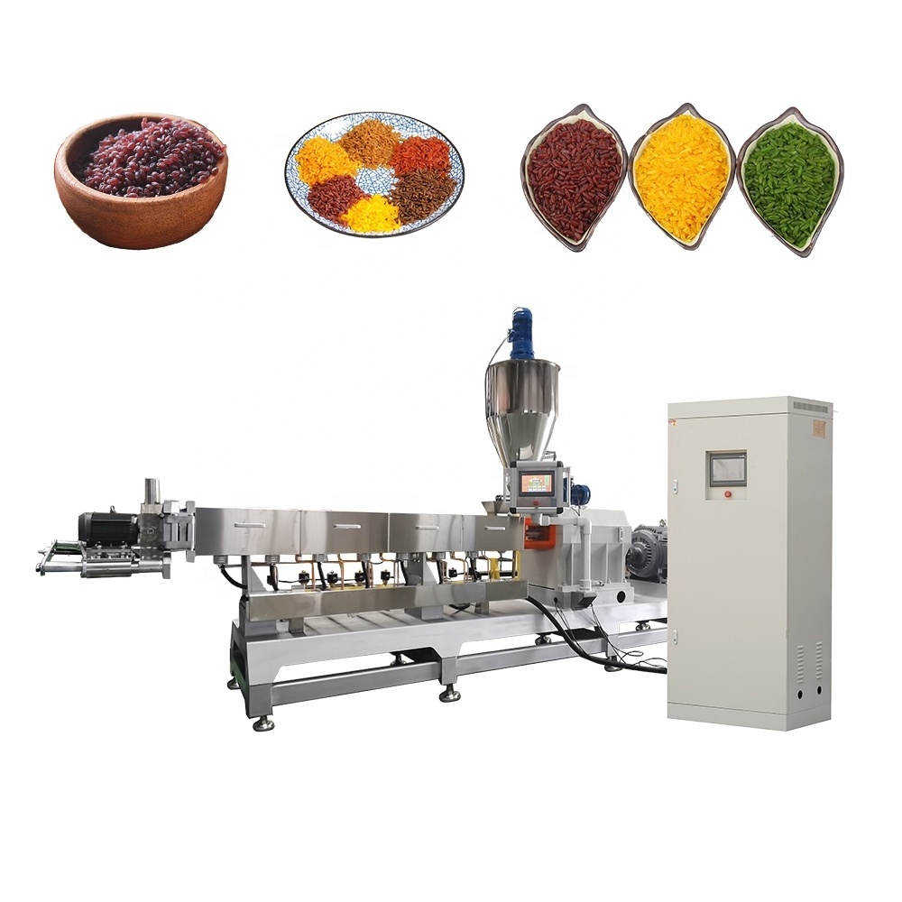 Factory Supply High Capacity Automatic Artificial Rice Making Machine Processing Line