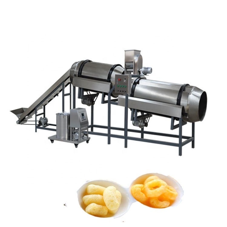 China extruded snack production line extruded snacks production line chips snack food machine  tortilla making machine