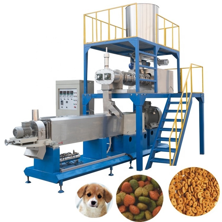 High quality mini dog fodder plant /pet food extruder/animal feed mill plant