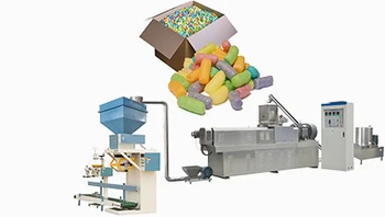 Large Scale Biodegradable Packing Peanuts Foam Production Line Modified Starch Filler Packing Peanuts Making Machine