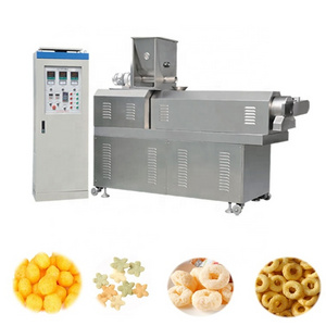 China extruded snack production line extruded snacks production line chips snack food machine  tortilla making machine