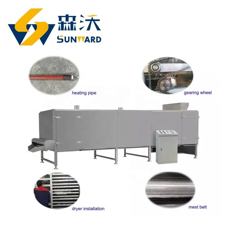 2024 2024 Sunward High automatic 2-2.5 TON/H  fish flake food machine floating fish feed pellet processing line