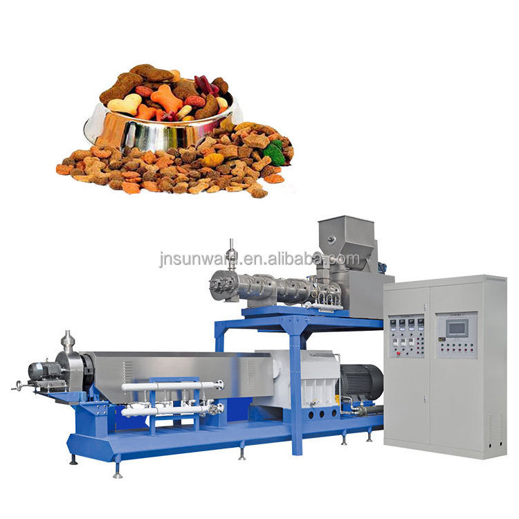 New products dry dog food processing line / dog cat pet food machine