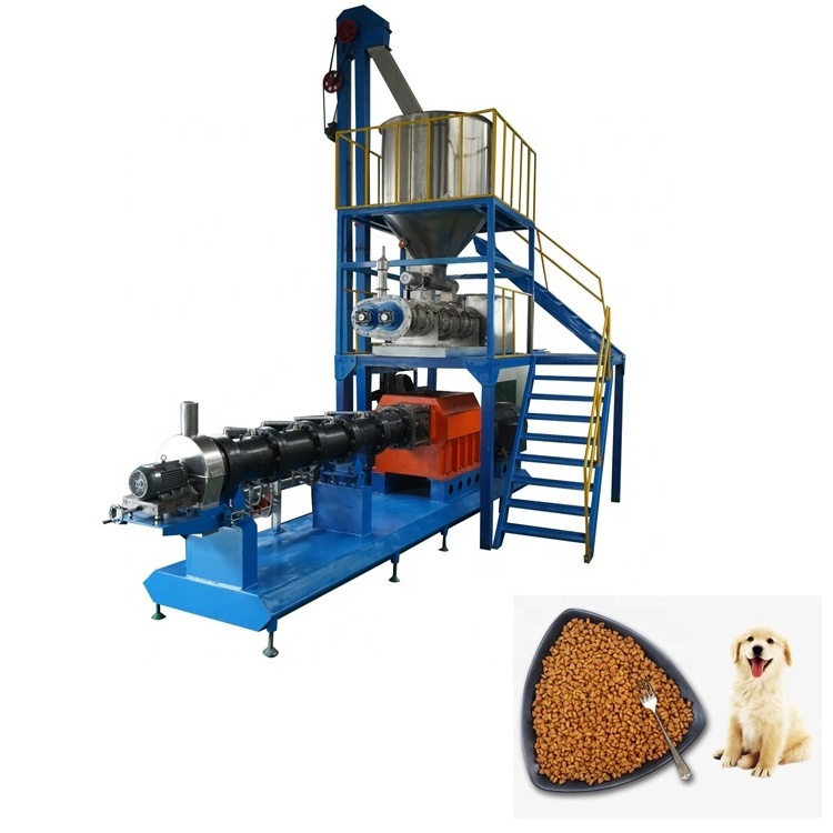 full production line pet dog food extruder / dog food making machine / equipment for the production of dog food