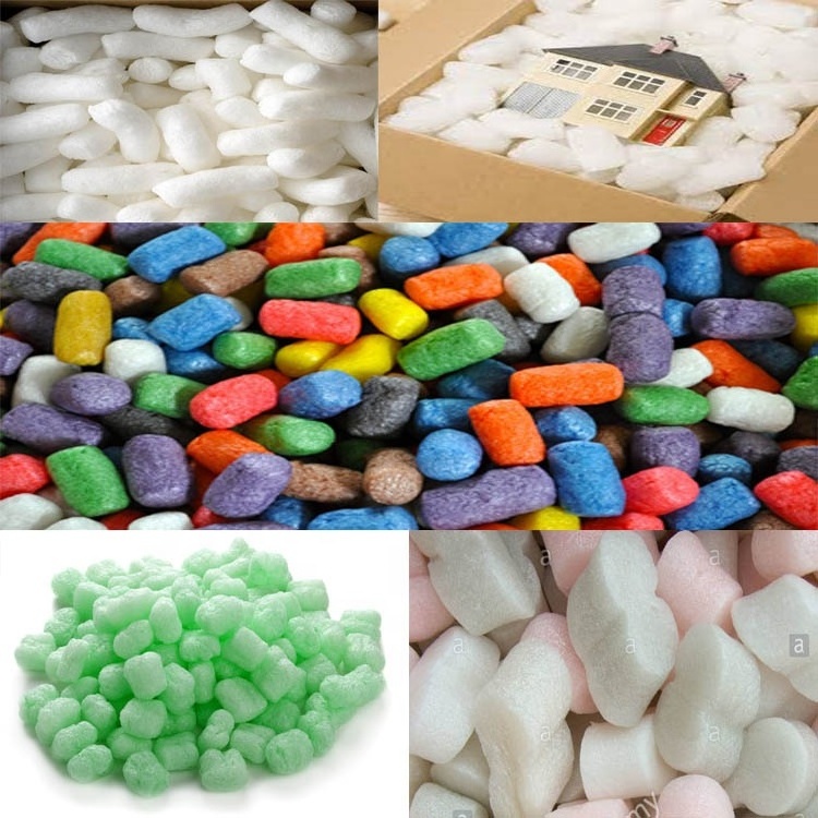 Biodegradable Corn Starch Packing Peanuts Produce Machines Equipment Packaging Stuffing Material Producing Line Plant