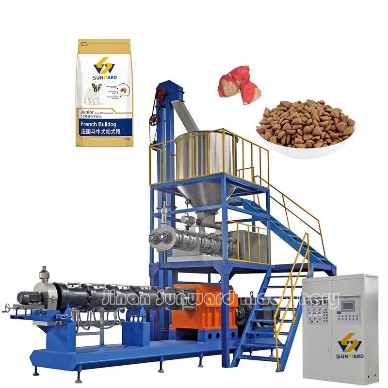 Automatic Dry Dog Pet Food Production Line Pet Food Processing Machine Kibble Production Line for Dog