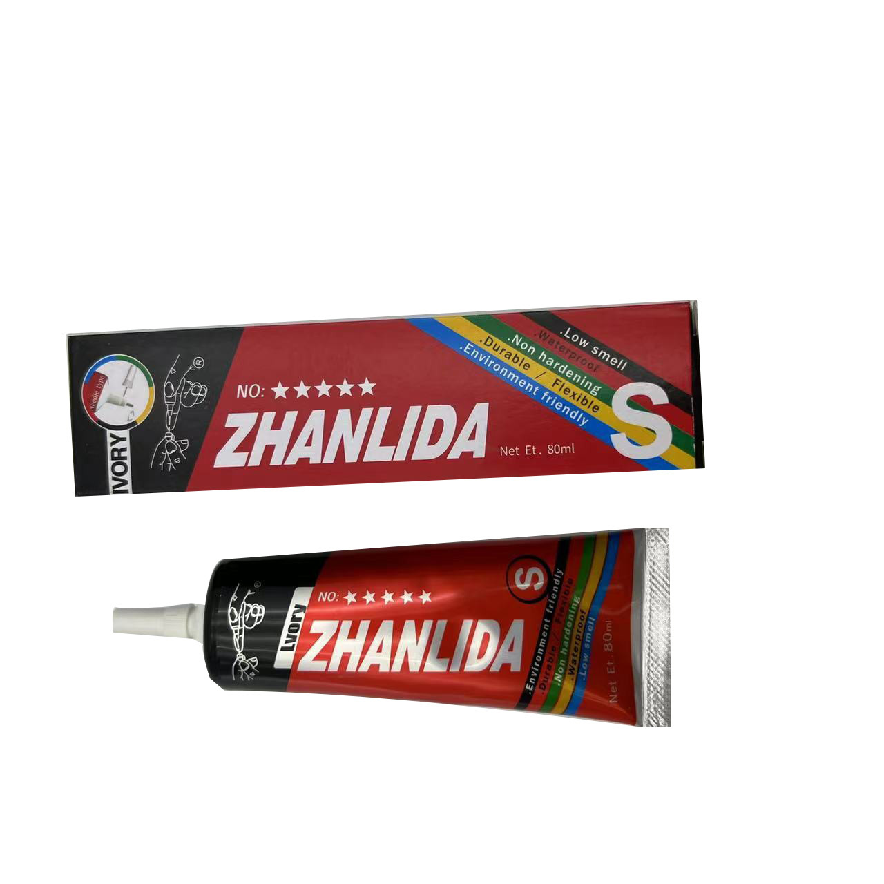 Zhanlida Clear Contact Adhesive Repair Glue Adhesive With Precision Applicator Tip