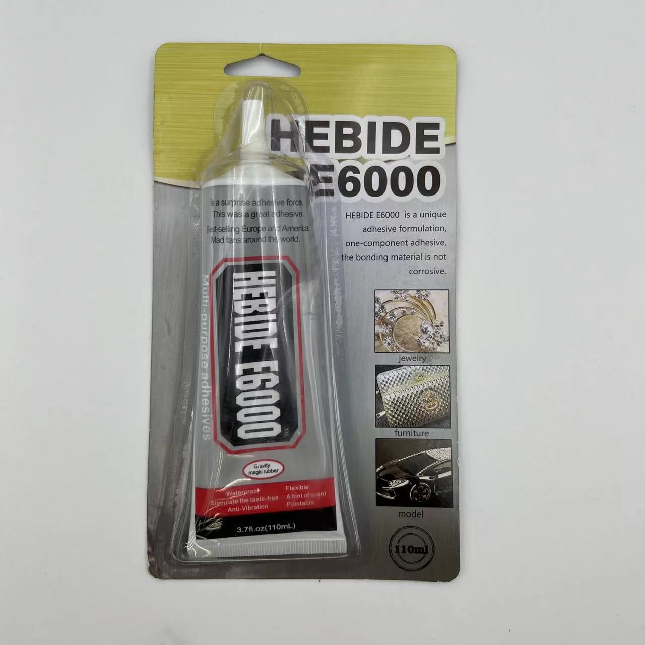 Wholesale E6000 clear Glue 60ml 110ml wholesale Multi purpose E-6000 Adhesive