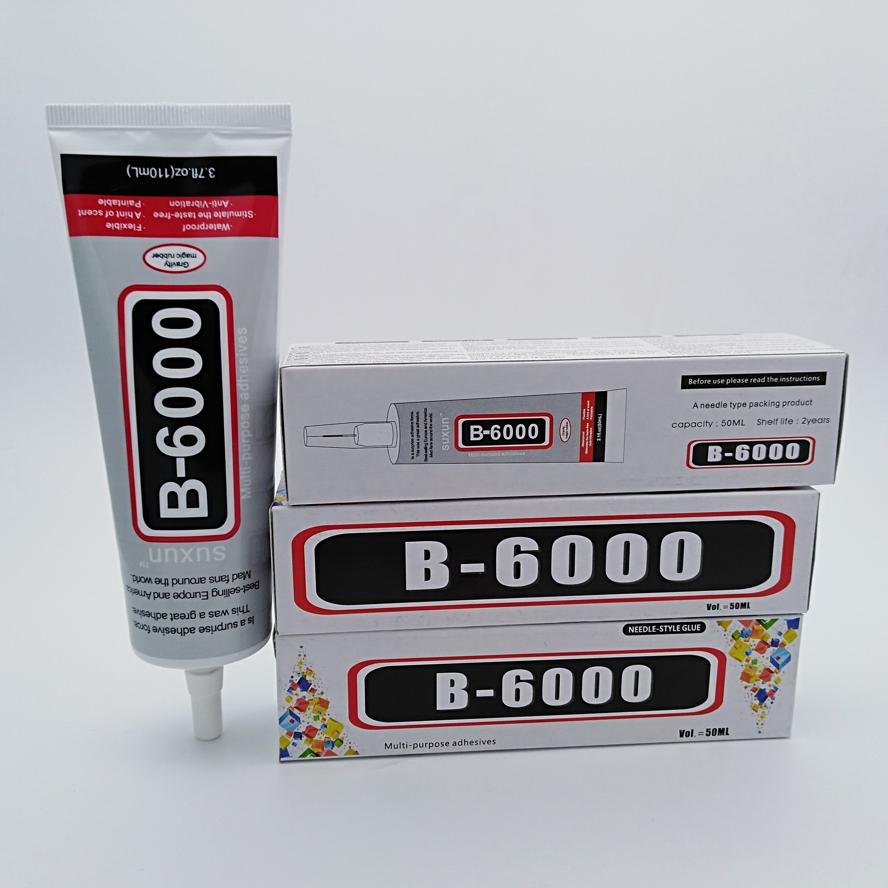 Top Quality  Transparent Liquid B6000 Shind Super Glue Adhesive Bulk