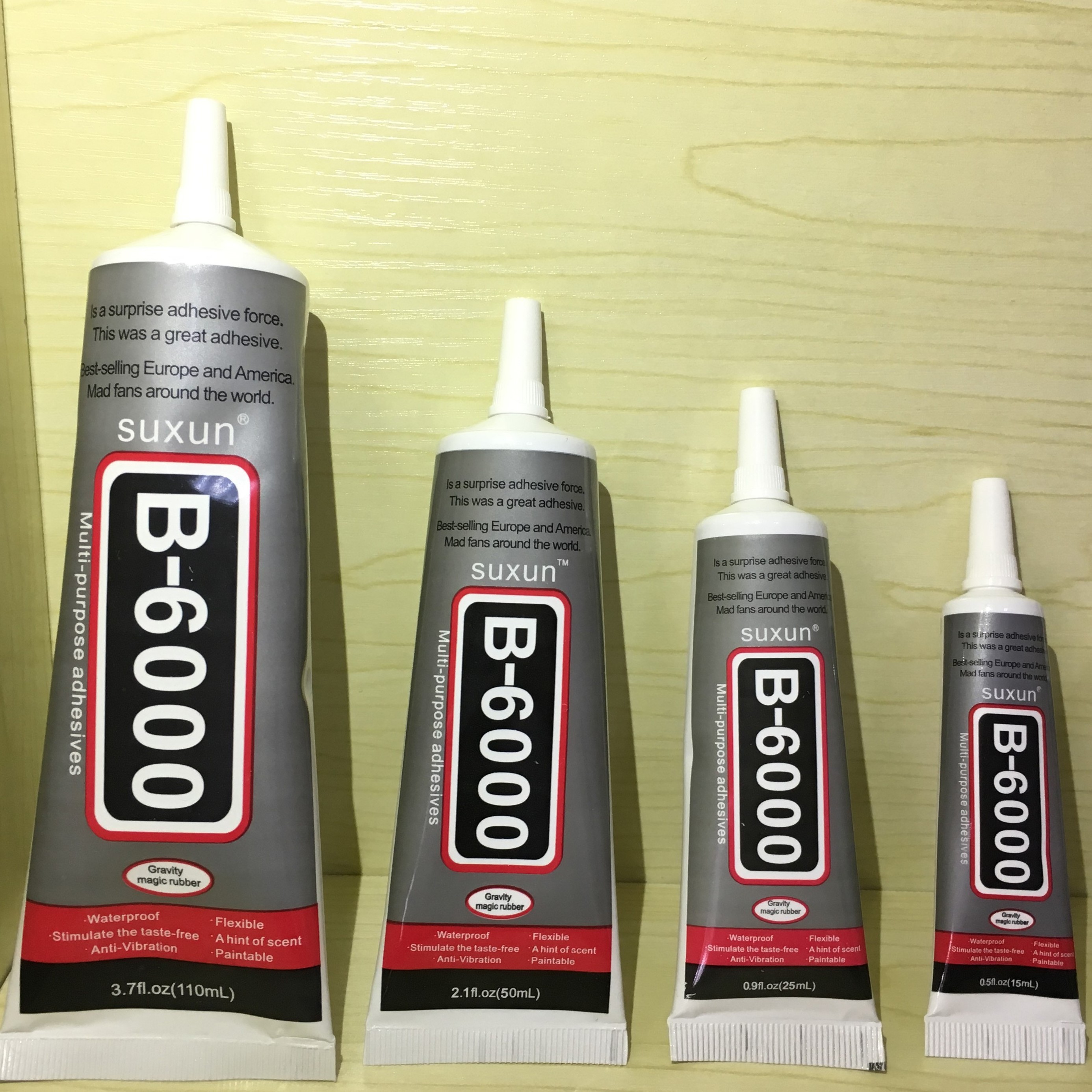 Top Quality  Transparent Liquid B6000 Shind Super Glue Adhesive Bulk