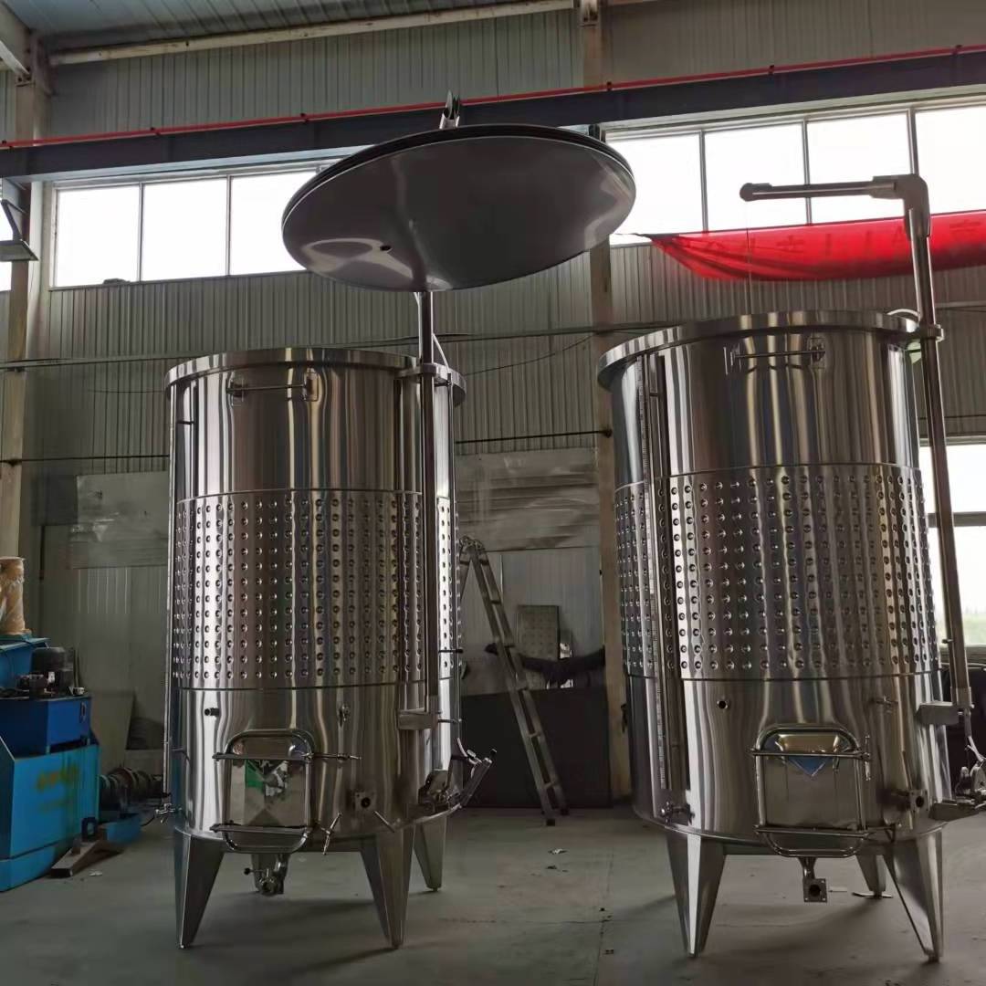 304 stainless steel big Volume Top Floating Lid Wine Fermentation Tank Wine Floating Fermenter