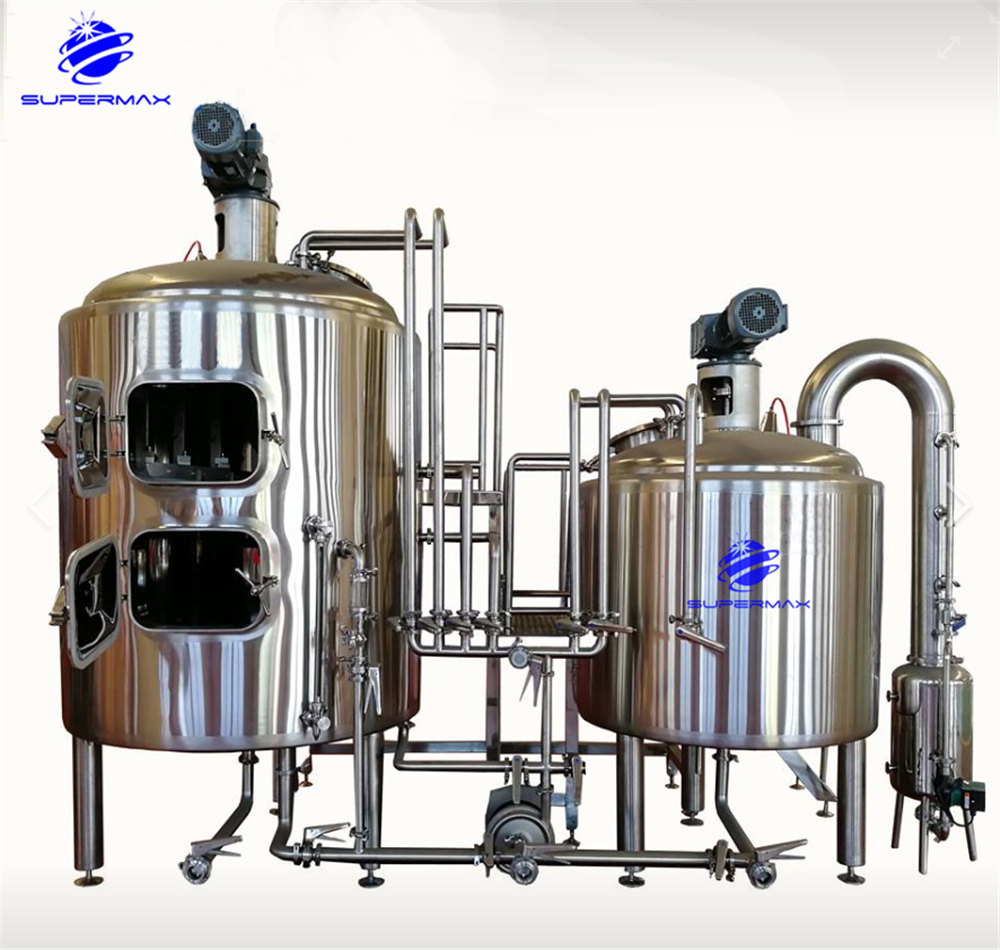 10BBL Direct Fired Steam Electric Heating Brewhouse Malting Plant Beer Brewing System