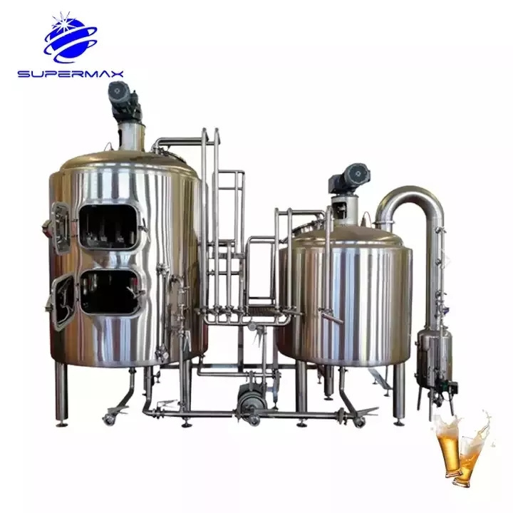 Factory Price 200L 500L 1000L 1500L Micro Beer Two Vessel Brewhouse System Beer Brewing Equipment