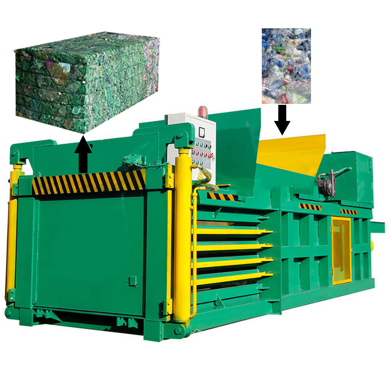 Hydraulic  press  bottle baler machine High safety performance cardboard carton scrap