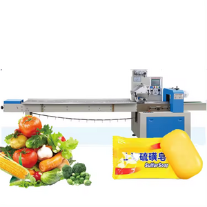 Candy Food Biscuit Vegetable Bread Flow Packing Machine/Horizontal Pillow Packing Machine