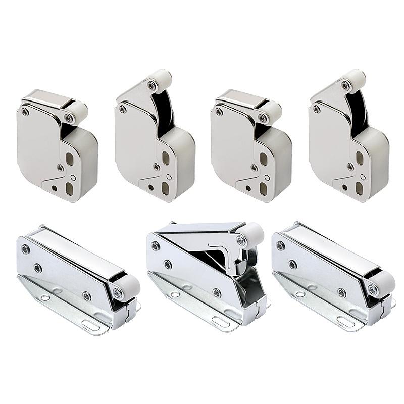 Plastic door Closers Wardrobe Cabinet Door Spring Buckle Push Open Latch