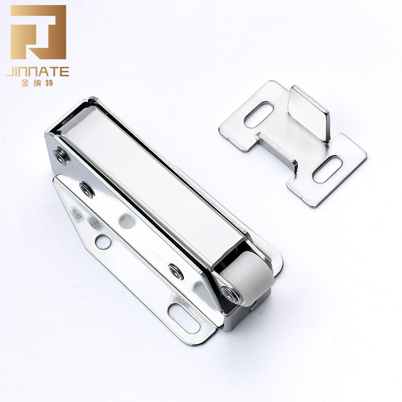 Push to Open Touch Release Lock Spring Loaded Mini Latch for Kitchen Cabinet Cupboard Wardrobe Door