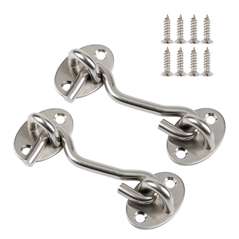 Jinnate Door Bolt Lock Door Hinge Stainless Steel Door Bolt Lock