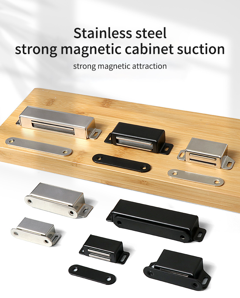 JINNATE Magnet Cabinet Door Catches Closer Magnetic Door Catch Stainless Steel Cainet Door Catch And Latch