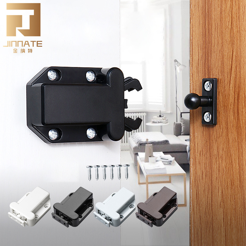 Beetle Magnetic Cabinet Push to Open Rebound Self-Locking Device Press Latch Cupboard Door Closer hydraulic damper