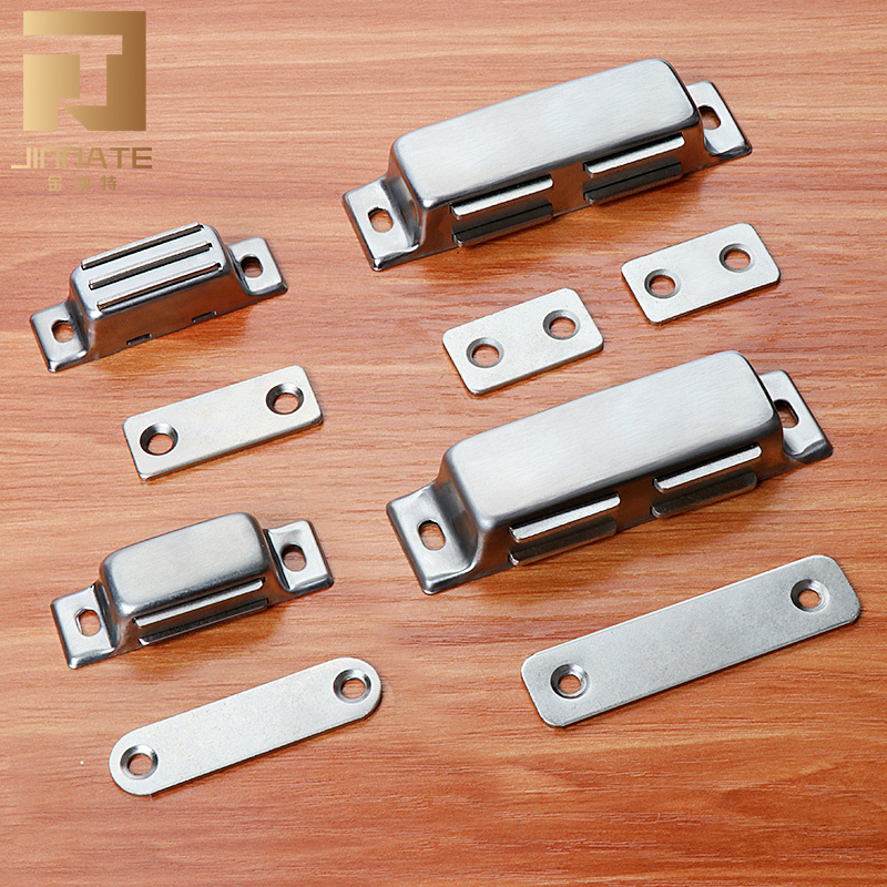 Stainless Steel  Cabinet Magnet wardrobe sliding door hardware Cabinet Magnetic Catch Cabinet Magnets Magnetic door stops